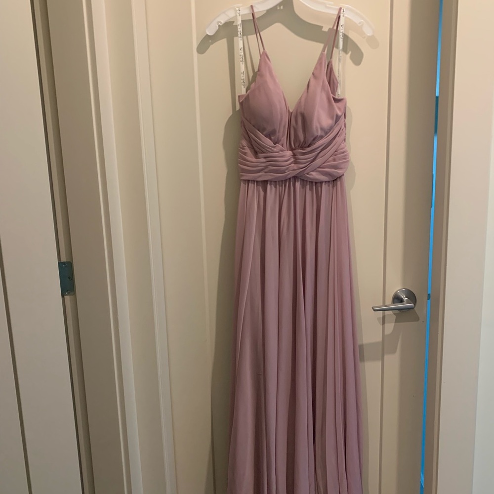 Elegant Mauve Evening Gown, size 6